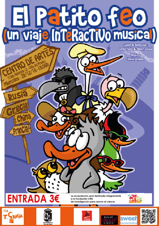 Musical solidario "El patito feo" para niños