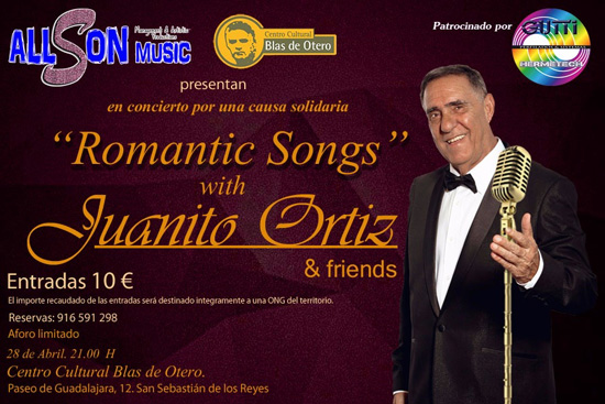 Romantic Songs, Concierto solidario en favor de CRIS contra el cáncer