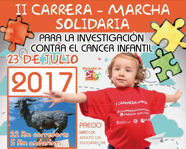 2ª Carrera-Marcha Solidaria para la lucha del cáncer infantil