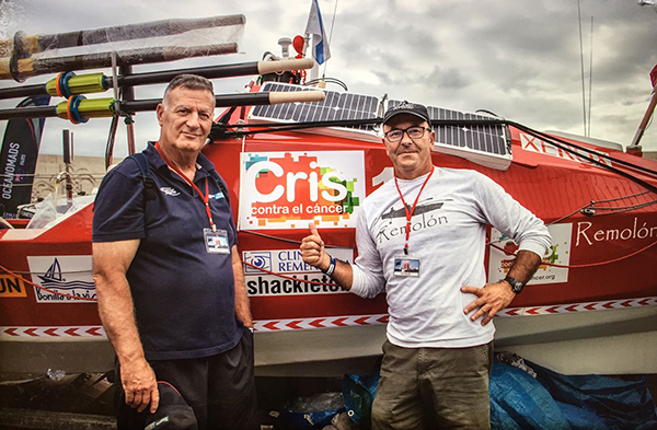 Un madrileño y un coruñés cruzan el Atlántico a favor del cáncer de próstata junto a CRIS Contra el Cáncer