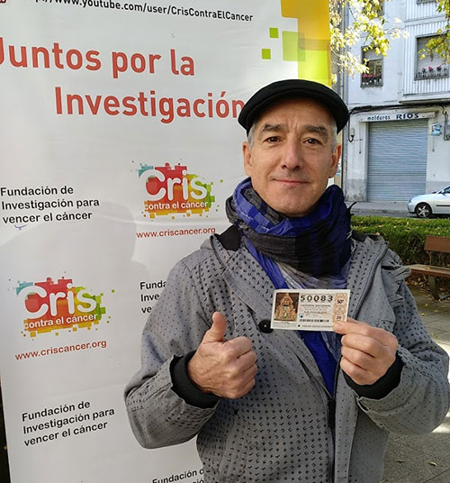 Sergio Pazos con CRIS contra el cáncer